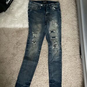 Rue21 Blue Straight Jeans Classic Style
